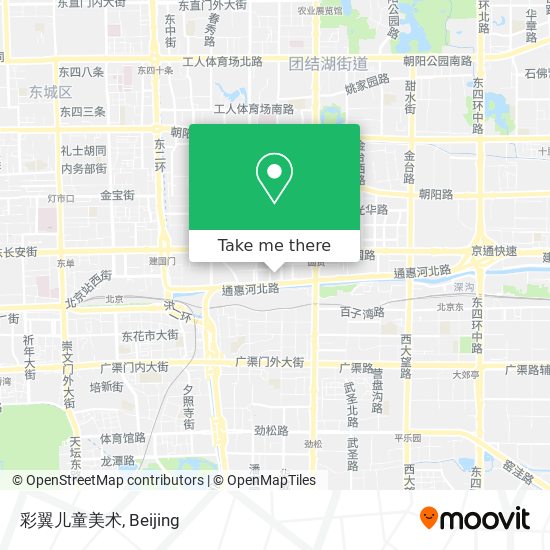 彩翼儿童美术 map