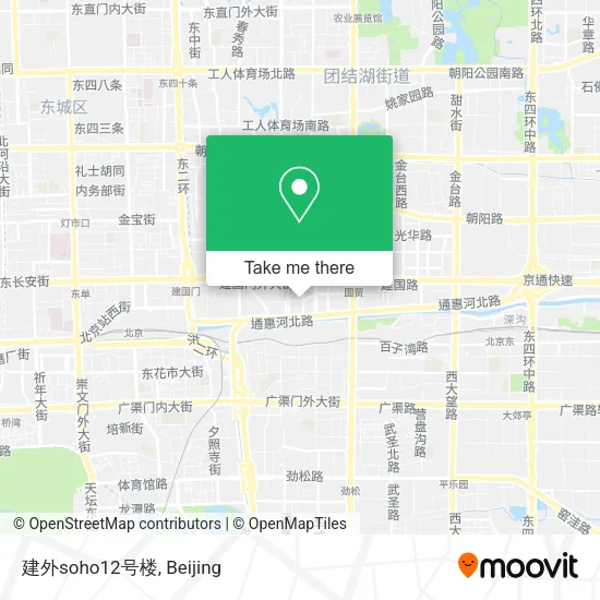 建外soho12号楼 map