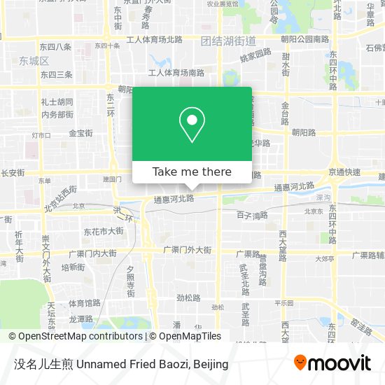 没名儿生煎 Unnamed Fried Baozi map