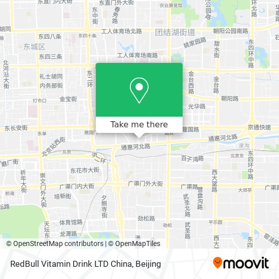 RedBull Vitamin Drink LTD China map