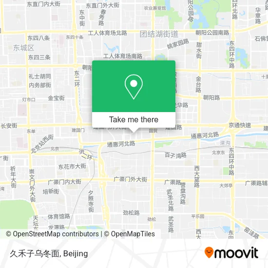 久禾子乌冬面 map