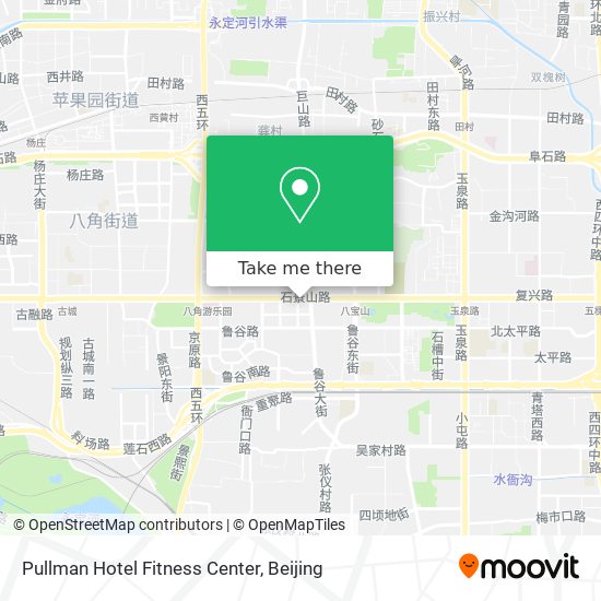 Pullman Hotel Fitness Center map
