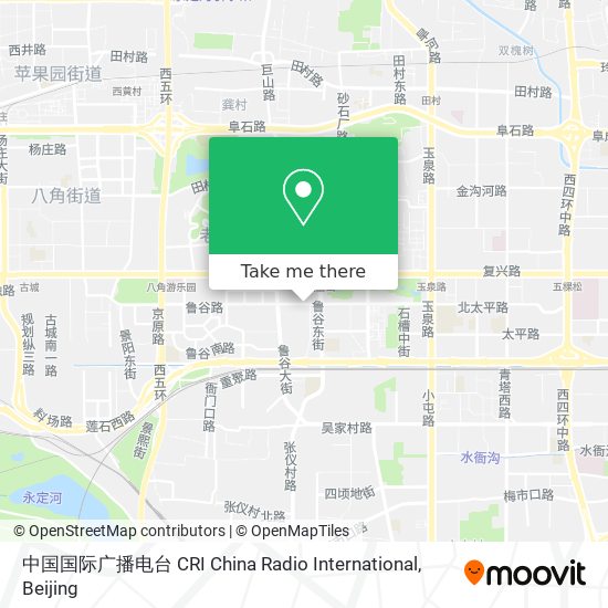 中国国际广播电台 CRI China Radio International map