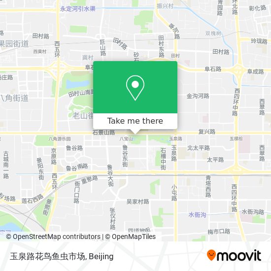 玉泉路花鸟鱼虫市场 map