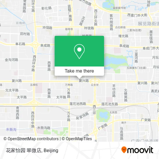 花家怡园 翠微店 map