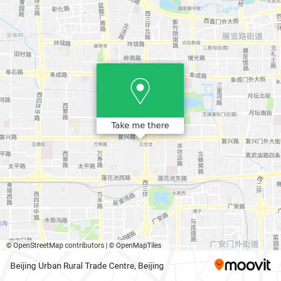 Beijing Urban Rural Trade Centre map