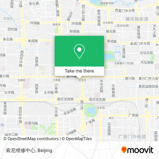 索尼维修中心 map