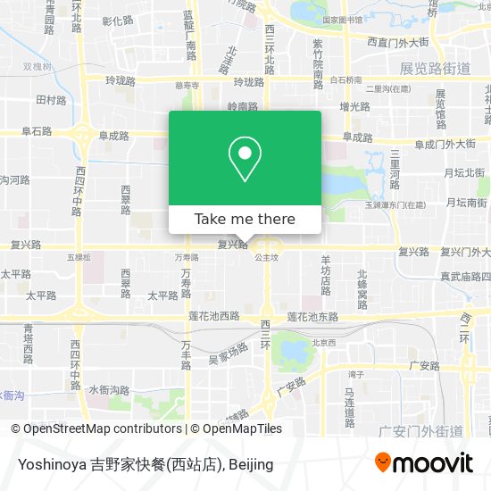 Yoshinoya 吉野家快餐(西站店) map