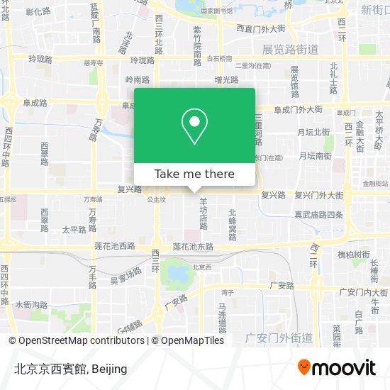 北京京西賓館 map