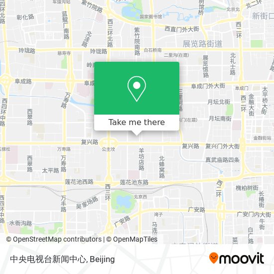 中央电视台新闻中心 map