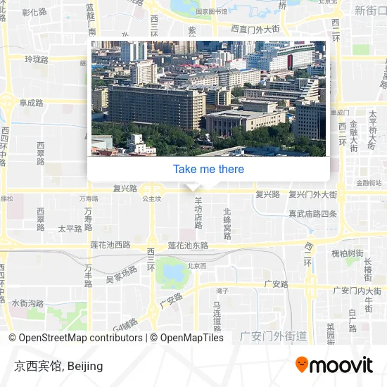 京西宾馆 map