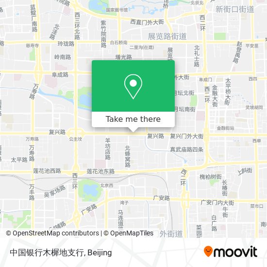 中国银行木樨地支行 map