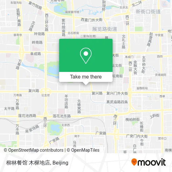 柳林餐馆 木樨地店 map