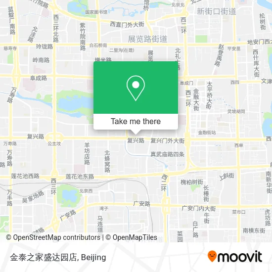 金泰之家盛达园店 map
