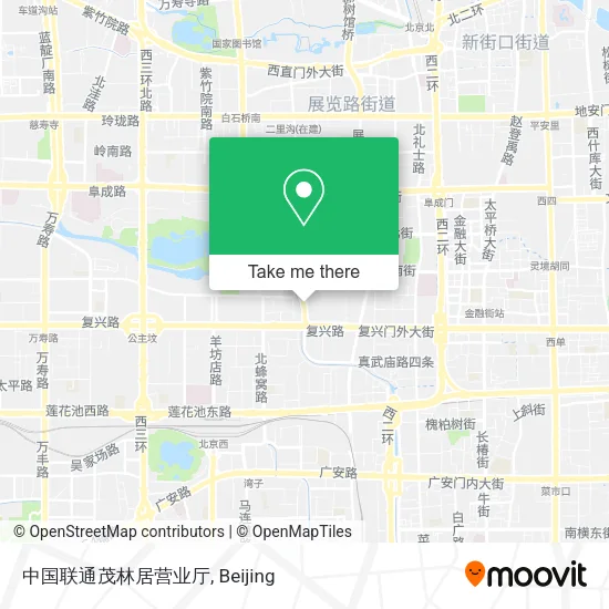 中国联通茂林居营业厅 map