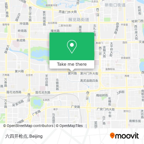 六四开枪点 map