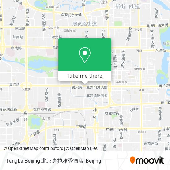 TangLa Beijing 北京唐拉雅秀酒店 map