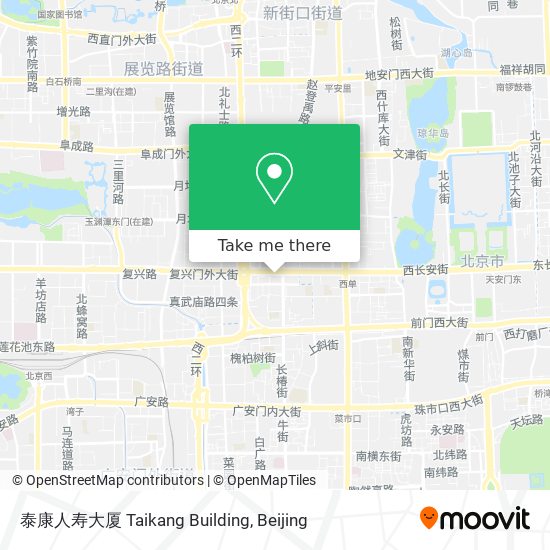 泰康人寿大厦 Taikang Building map