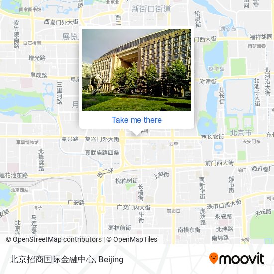 北京招商国际金融中心 map