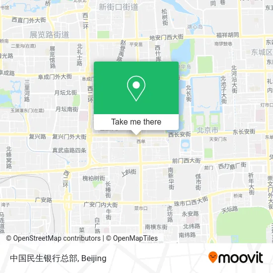 中国民生银行总部 map