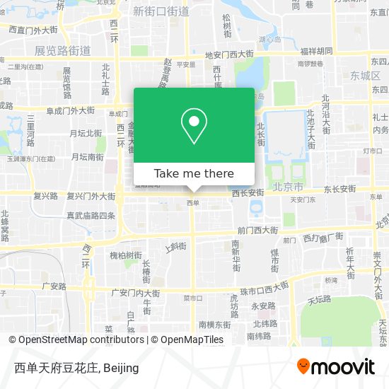 西单天府豆花庄 map