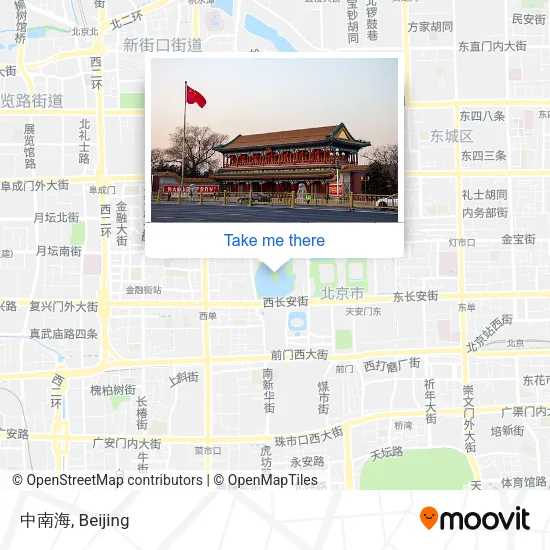 中南海 map