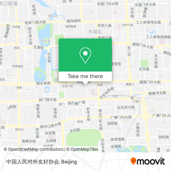 中国人民对外友好协会 map