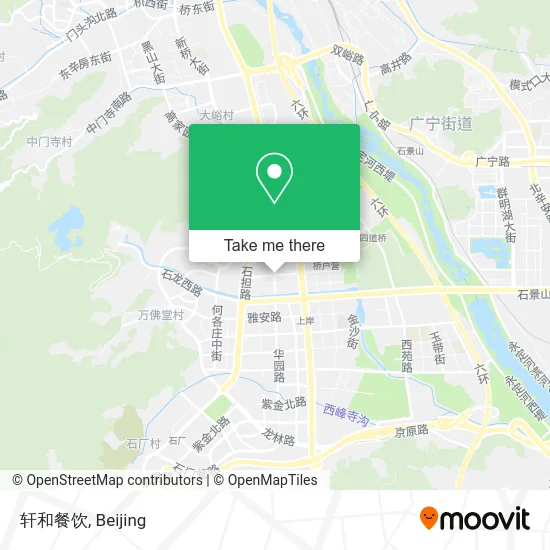 轩和餐饮 map