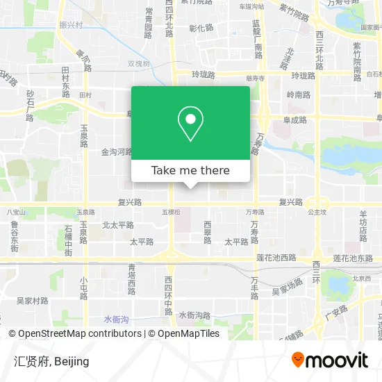 汇贤府 map