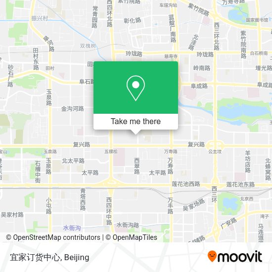 宜家订货中心 map