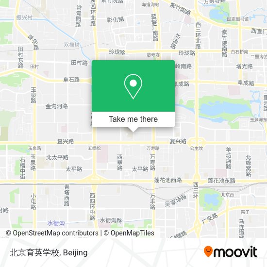 北京育英学校 map