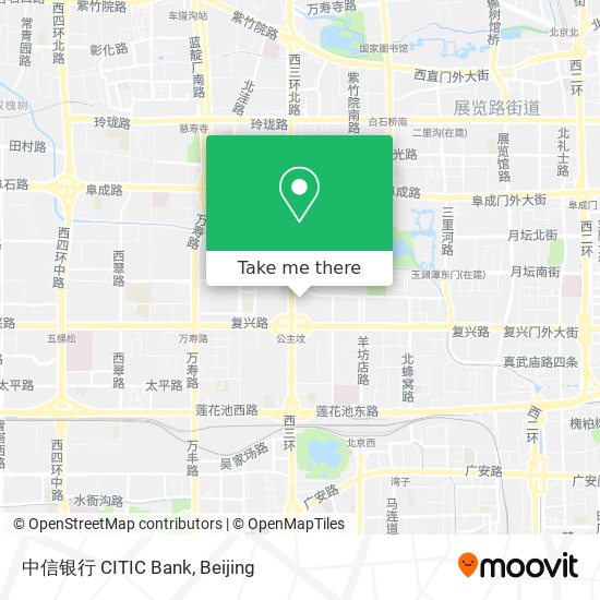 中信银行 CITIC Bank map