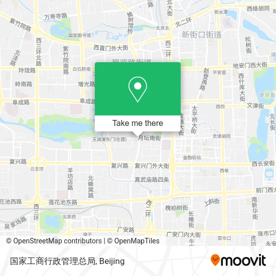 国家工商行政管理总局 map