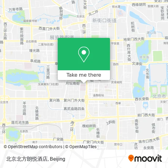 北京北方朗悦酒店 map