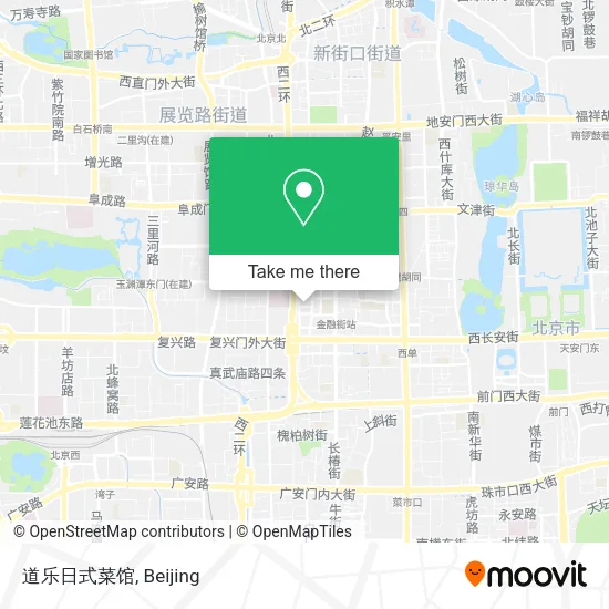 道乐日式菜馆 map