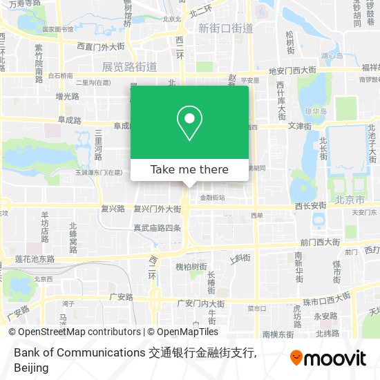 Bank of Communications 交通银行金融街支行 map