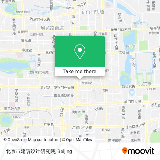 北京市建筑设计研究院 map