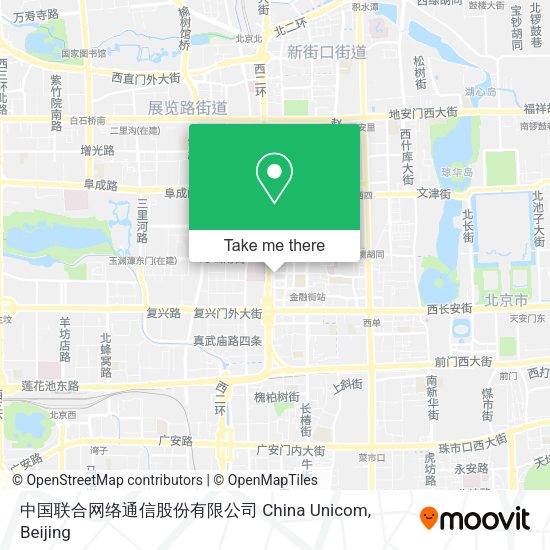中国联合网络通信股份有限公司 China Unicom map