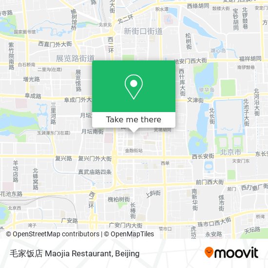 毛家饭店 Maojia Restaurant map