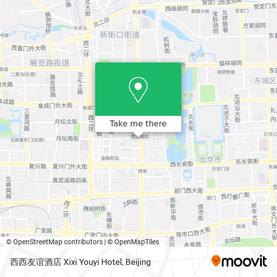 西西友谊酒店 Xixi Youyi Hotel map