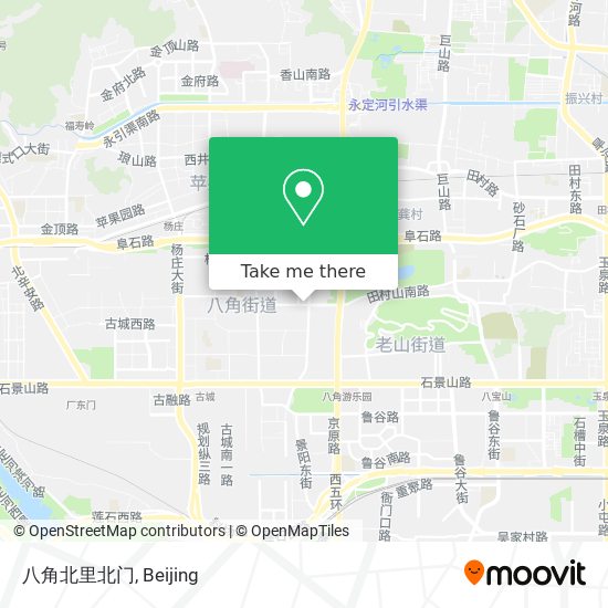八角北里北门 map
