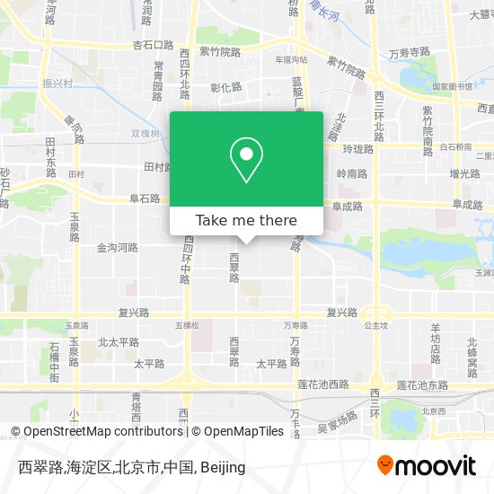 西翠路,海淀区,北京市,中国 map