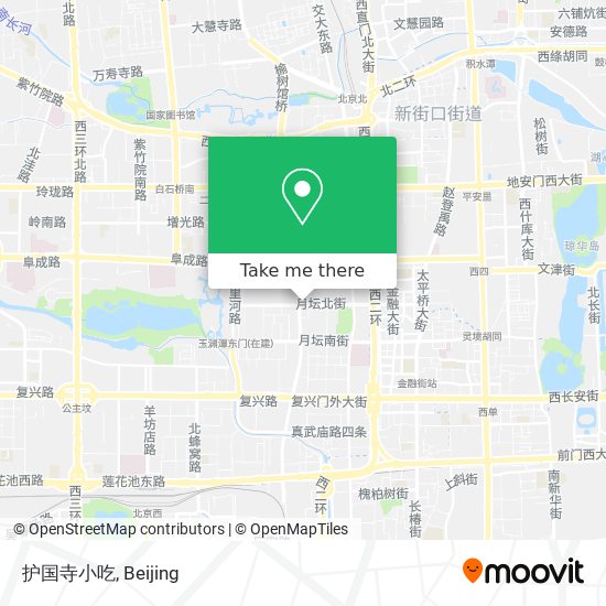 护国寺小吃 map