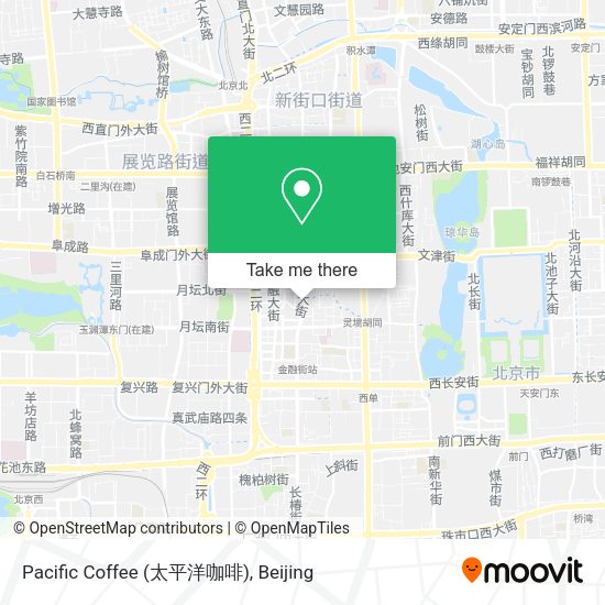 Pacific Coffee (太平洋咖啡) map