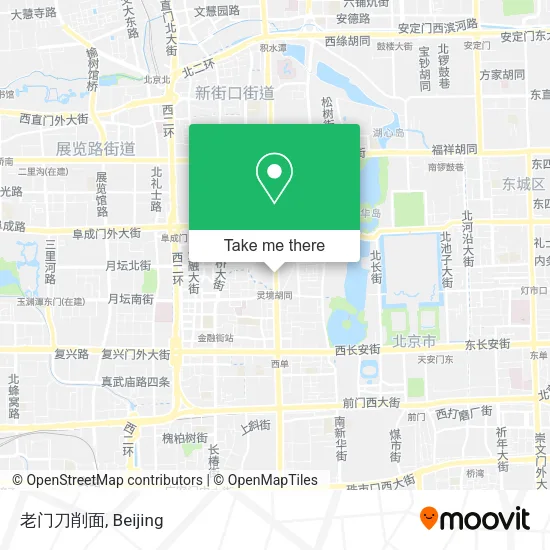 老门刀削面 map