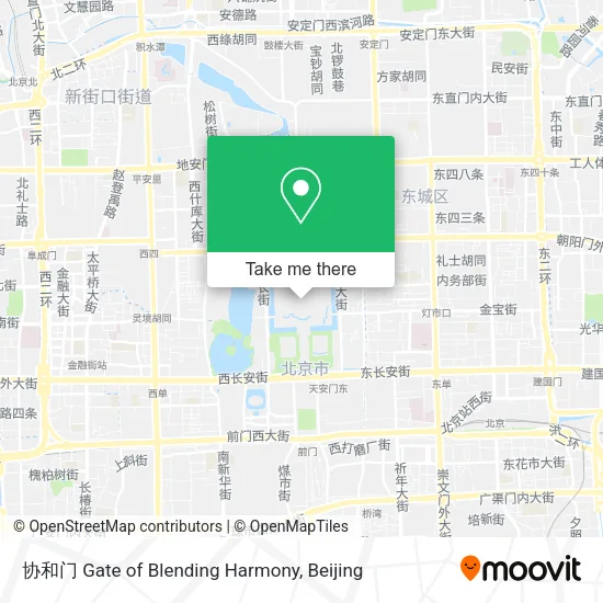 协和门 Gate of Blending Harmony map