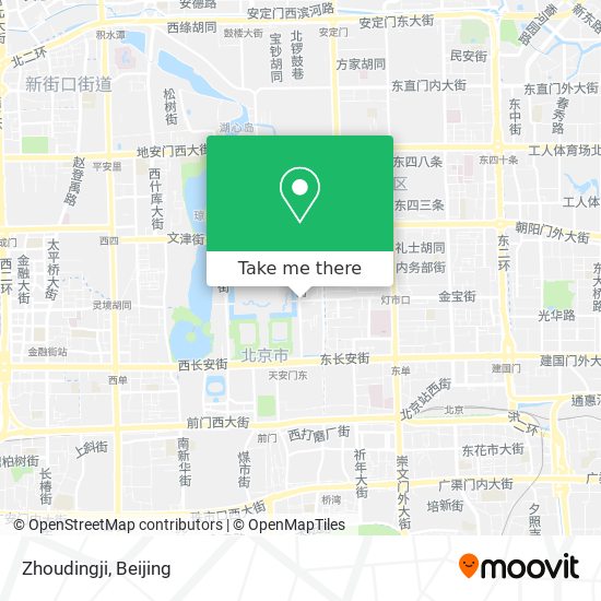 Zhoudingji map