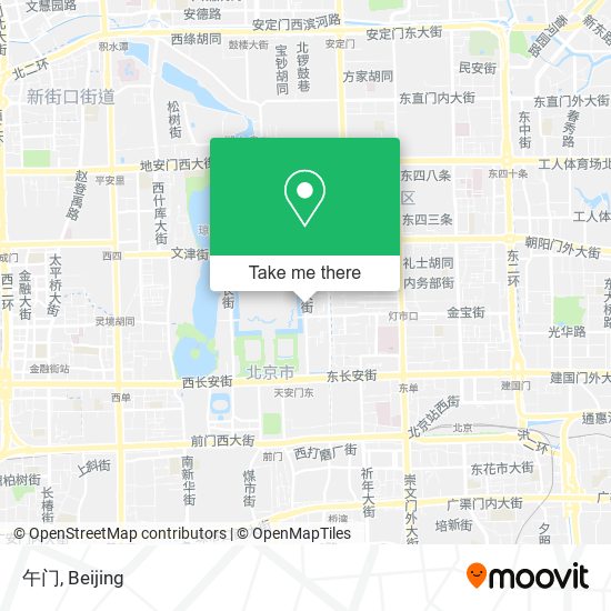 午门 map