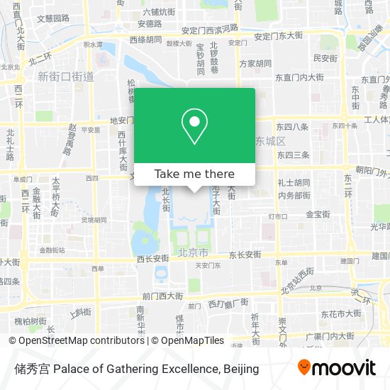 储秀宫 Palace of Gathering Excellence map