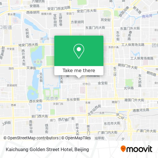 Kaichuang Golden Street Hotel map